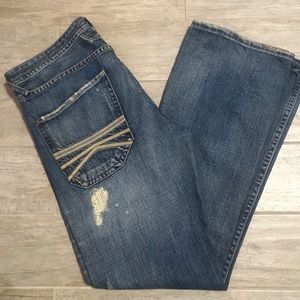 Express Men Jeans Rocco 36 X 34 Boot Cut Slim Fit